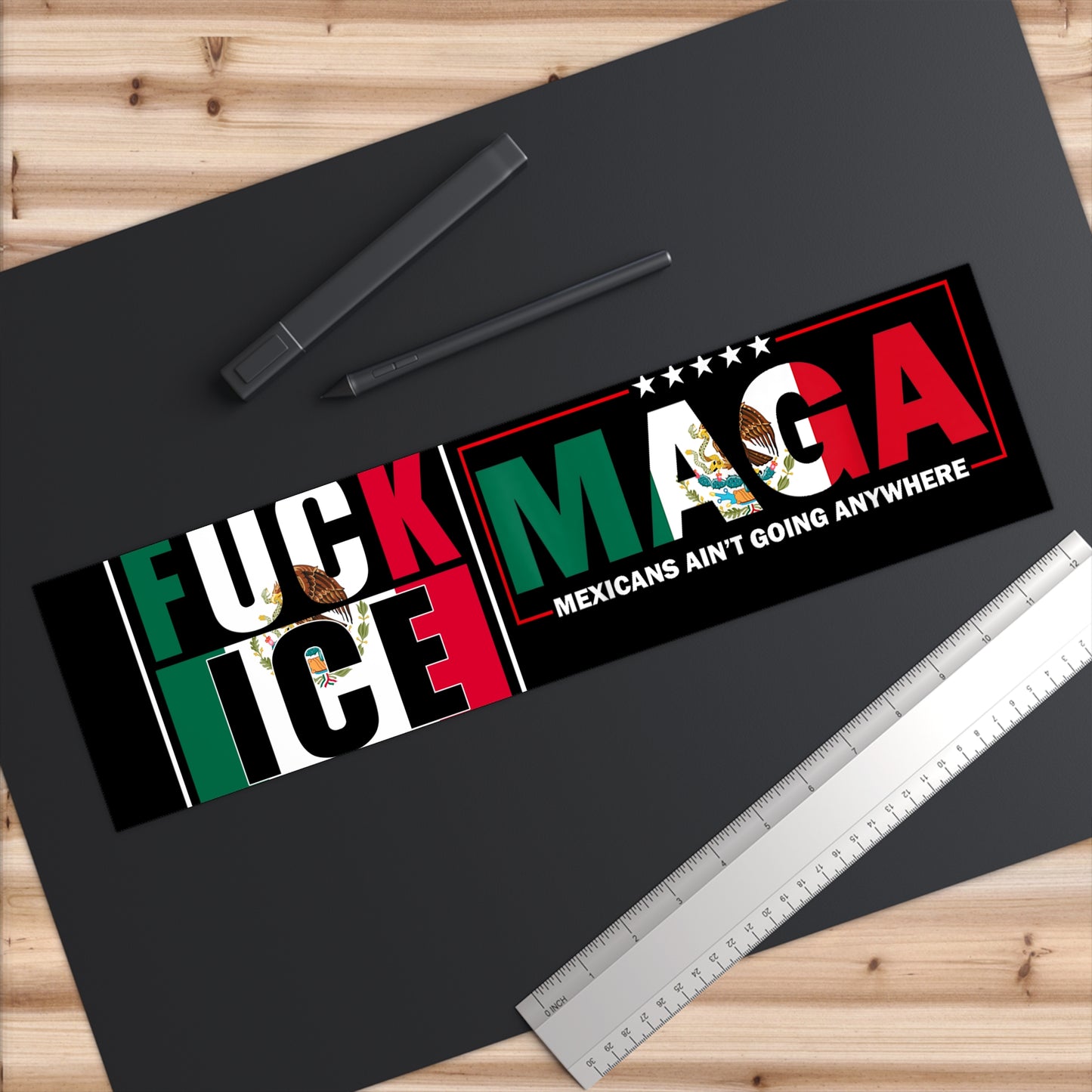 Bold Political Bumper Stickers Car Decor Road Trip Accessories Activism