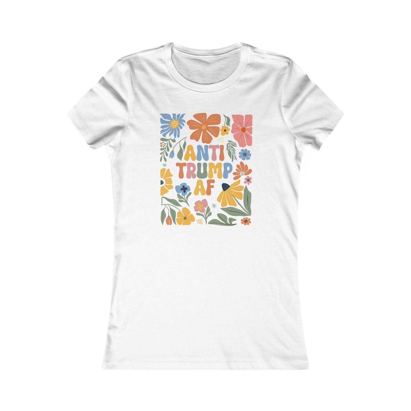 Floral Anti-Trump Tee, Women’s Casual T-Shirt,Spring/Anti-Trump [...]