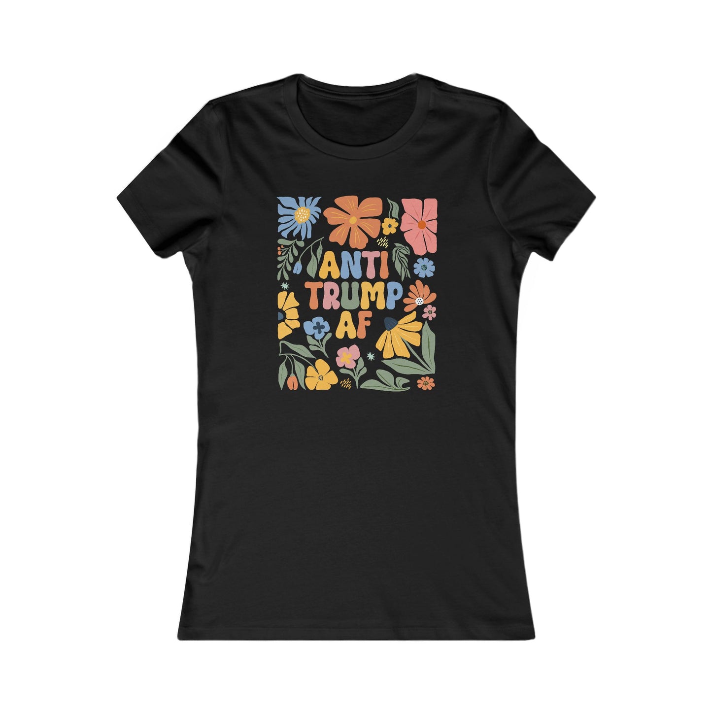 Floral Anti-Trump Tee, Women’s Casual T-Shirt,Spring/Anti-Trump [...]