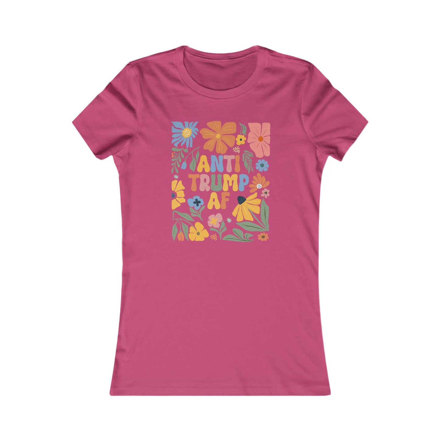 Floral Anti-Trump Tee, Women’s Casual T-Shirt,Spring/Anti-Trump [...]