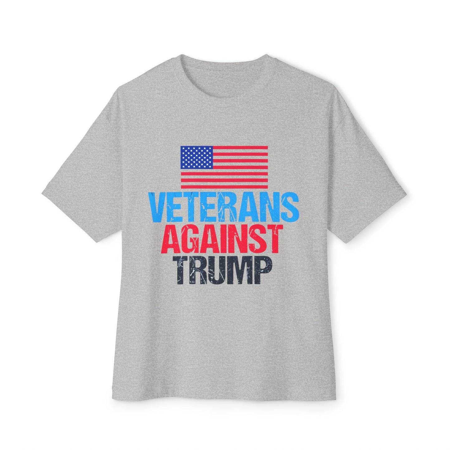 Veterans Against Trump T-Shirt | Political Statement Tee, American Flag