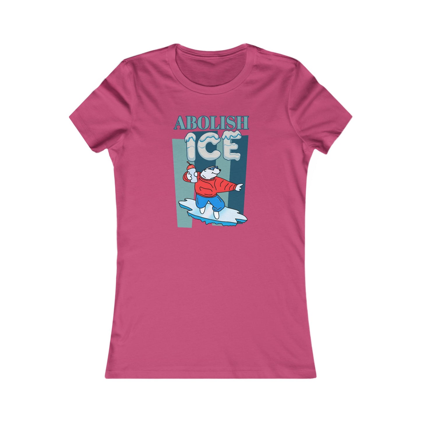 Abolish Ice Graphic Tee Womens Casual Shirt for Activism Summer Wear