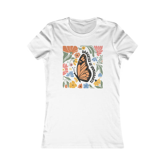 Butterfly Floral Women's Tee, Nature-Inspired Gift, Casual Summer Shirt, [...]