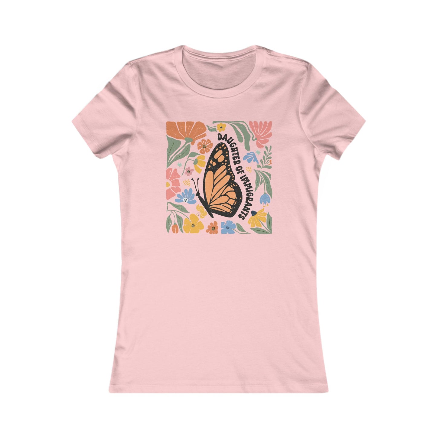 Butterfly Floral Women's Tee, Nature-Inspired Gift, Casual Summer Shirt, [...]