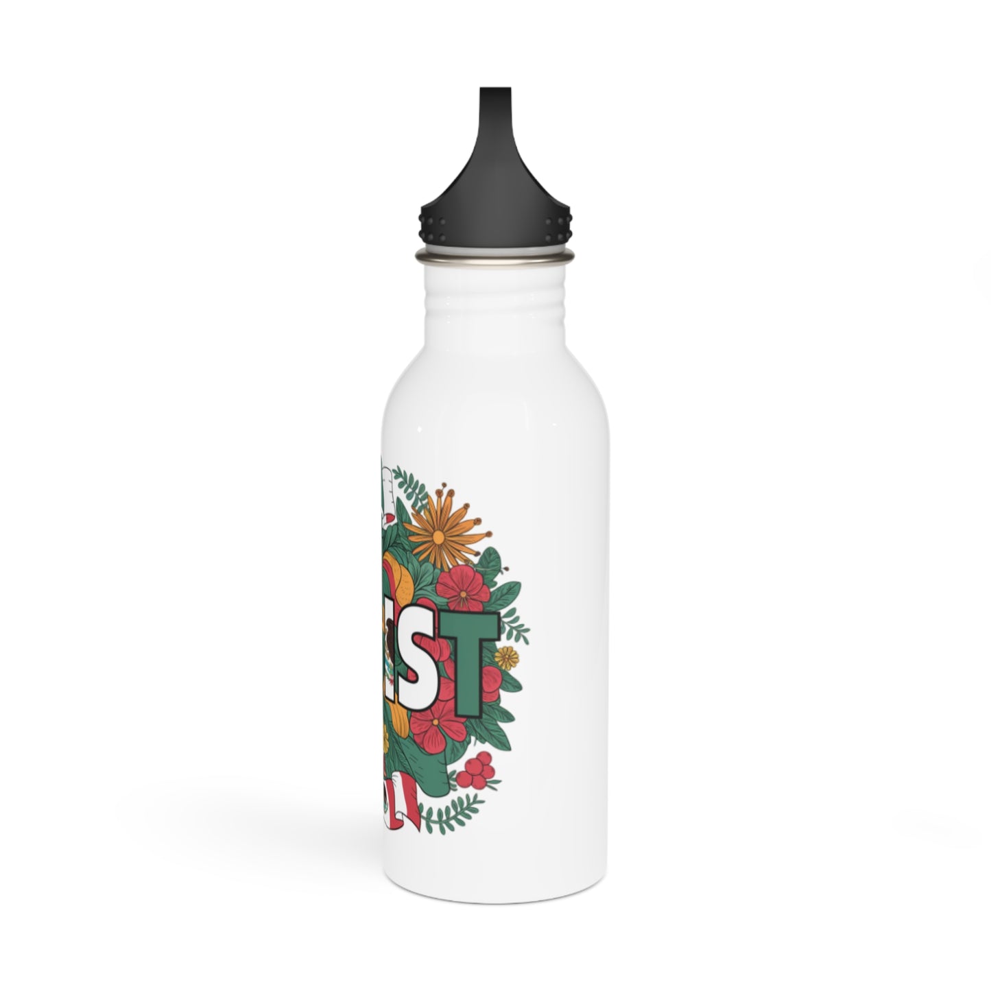 Vibrant Stainless Steel Water Bottle  Eco-Friendly Gift for Nature