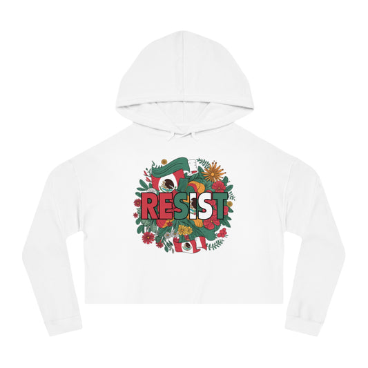 Boldly Inspired Womens Cropped Hooded Sweatshirt Motivational Hoodie