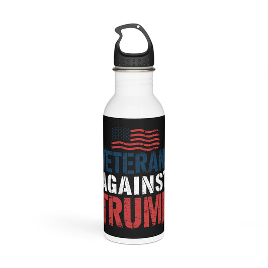 Veteran Against Trump Stainless Steel Water Bottle | Eco-Friendly Travel [...]