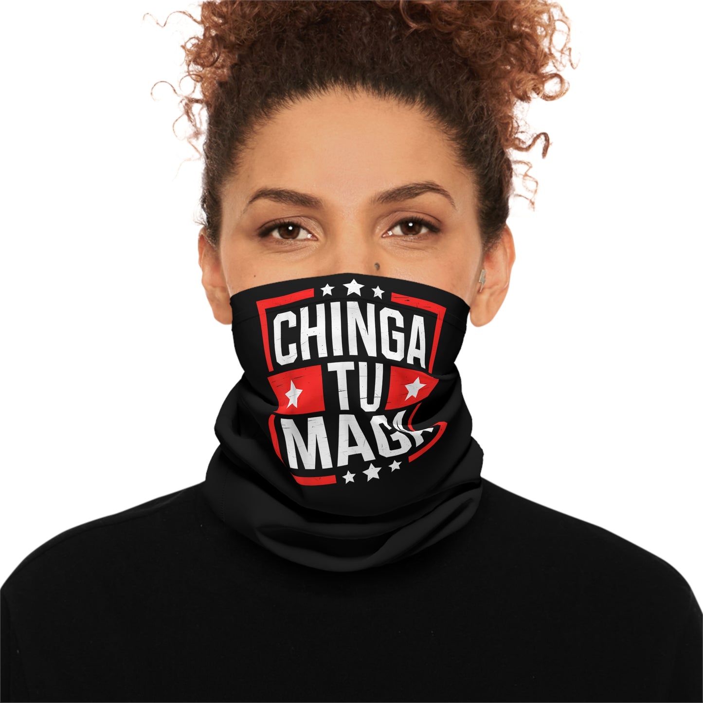Lightweight Neck Gaiter - 'Chinga Tu Maga' Neck Warmer, Face Covering, [...]