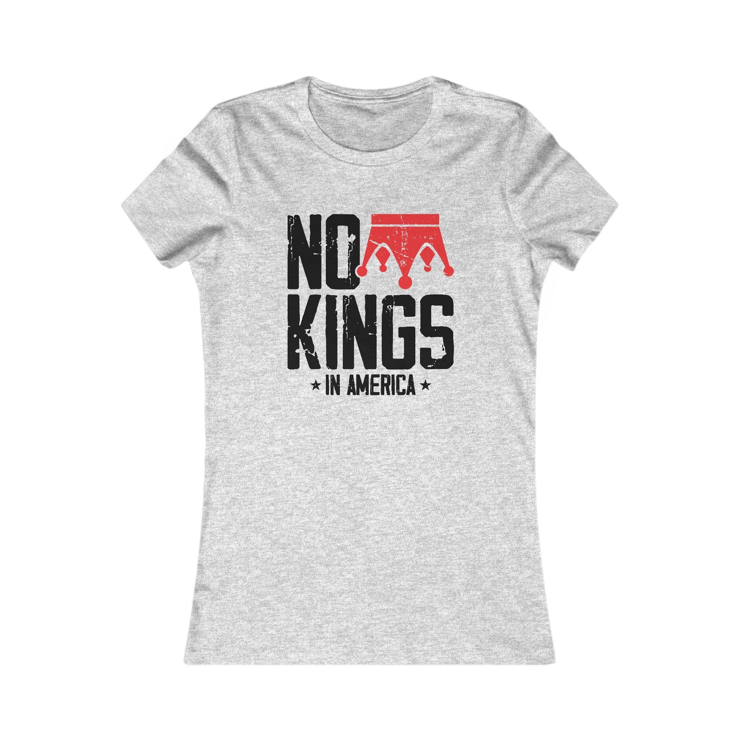 No Kings Women's Tee, Feminist Graphic Shirt, Political Statement Top, [...]